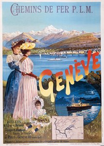 Poster of the PLM Railway Company, France